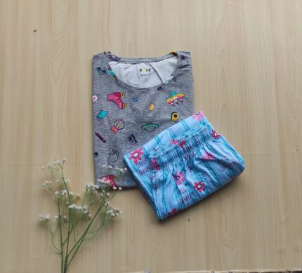 Printed pyjama set