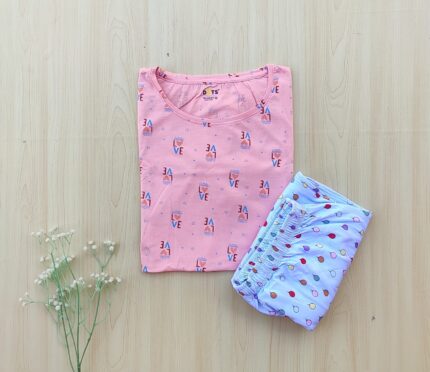 Printed pyjama set