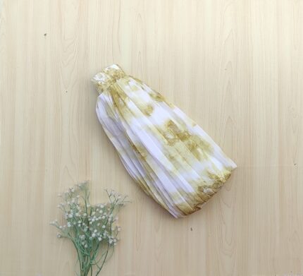 Printed pleated skirt