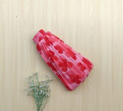 Printed pleated skirt