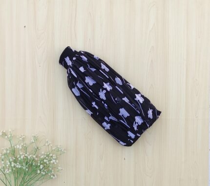 Printed pleated skirt