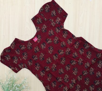 N style ajrak frock nighty