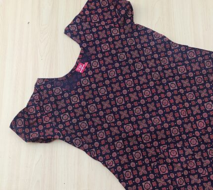 N style ajrak frock nighty