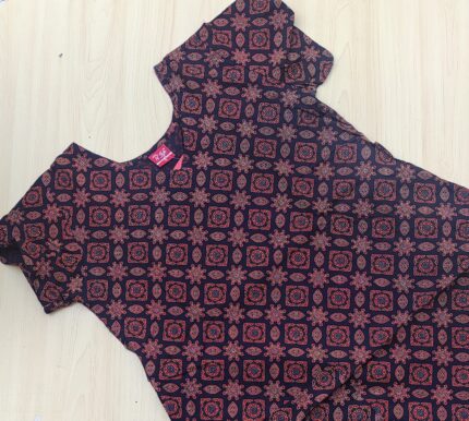 N style ajrak frock nighty